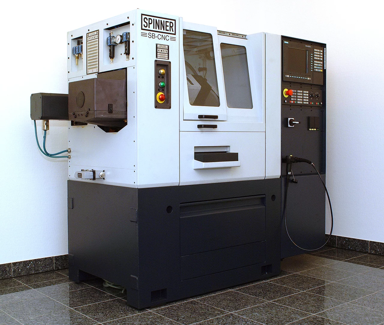 CNC-Drehmaschine Werkstatt Ansicht