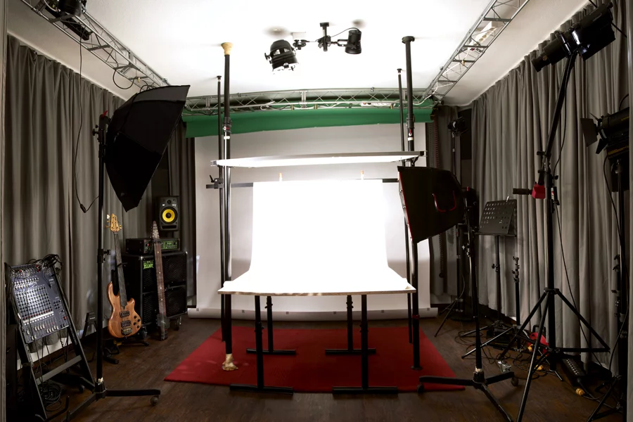 Fotostudio Aufbau Schmuckfotografie Seminar