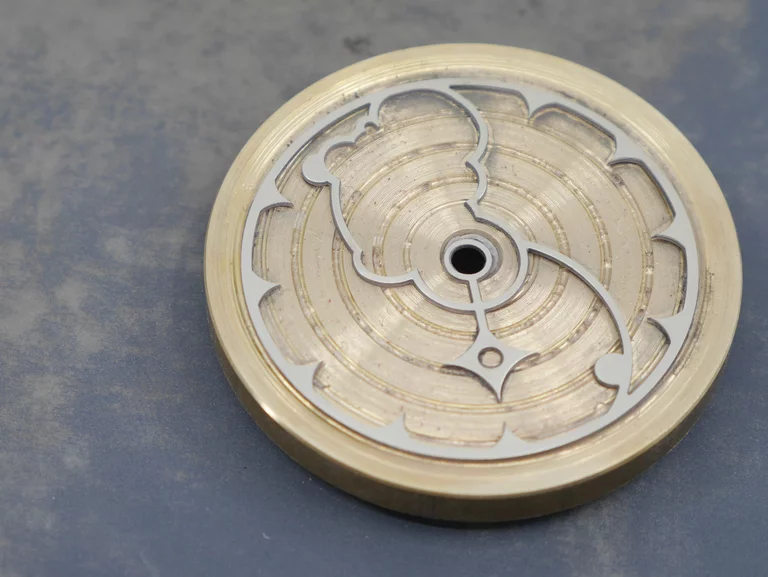 Laserschnitt Messing Scheibe Ornament