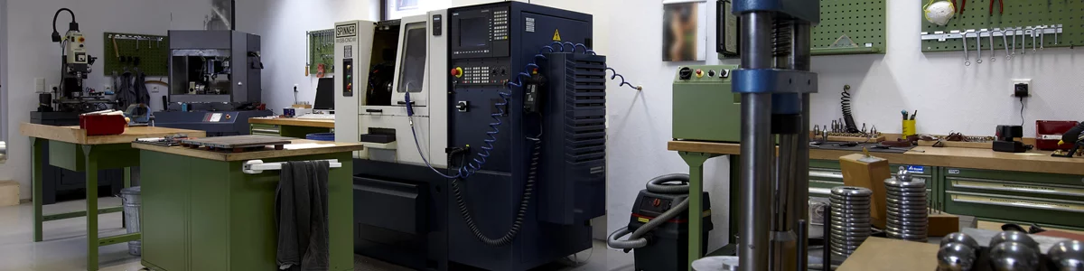 Werkstatt CNC-Drehmaschine Übersicht